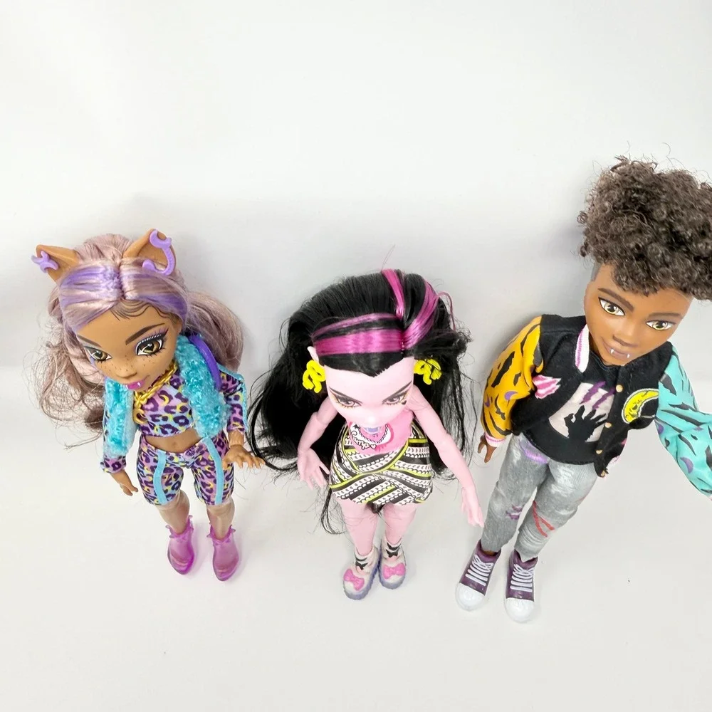 Mattel Monster High G3 Doll Lot Draculaura Clawdeen Wolf Clawd Wolf  Dolls